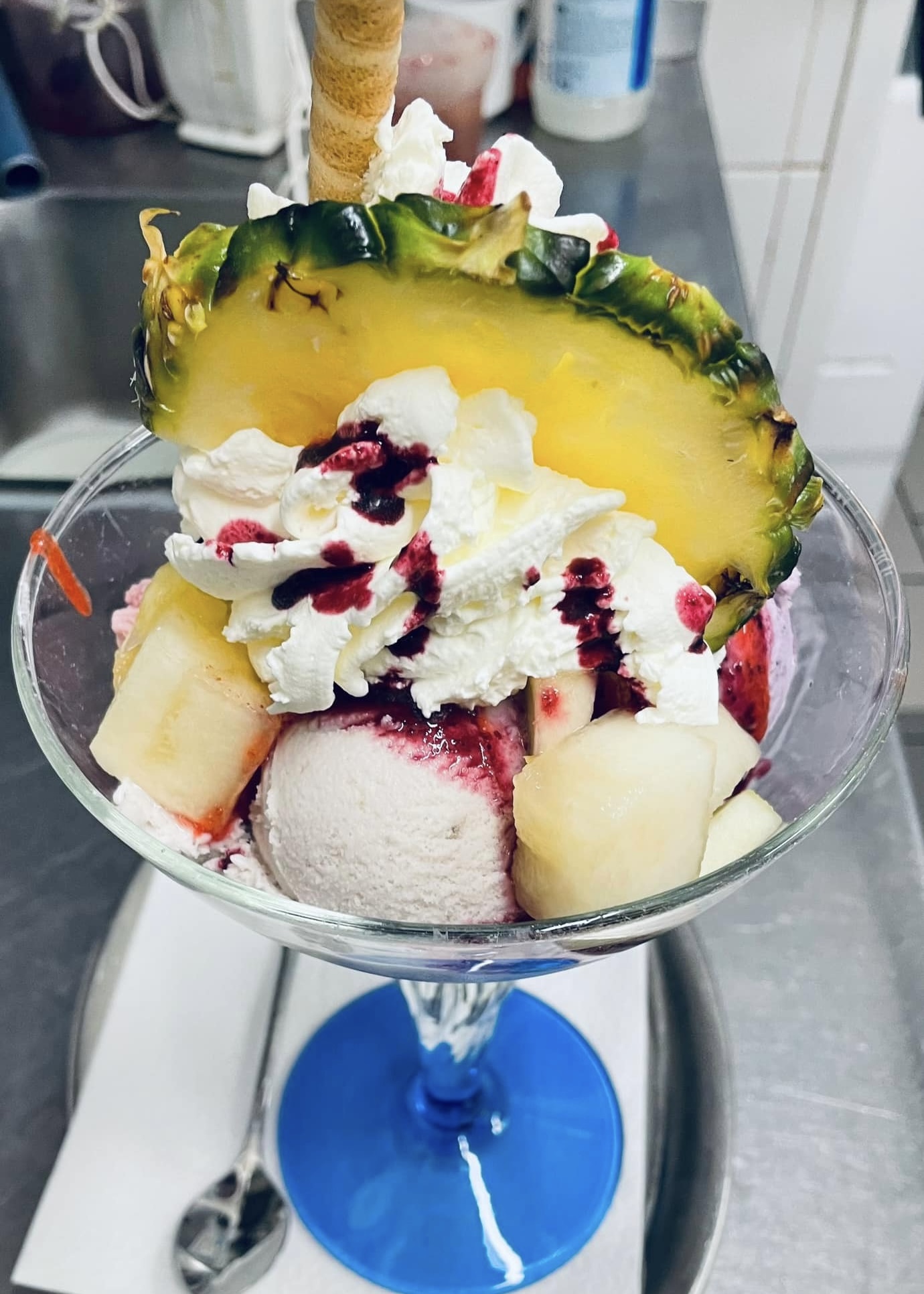 Eisbecher beim Lewandofsky in Bad Aussee