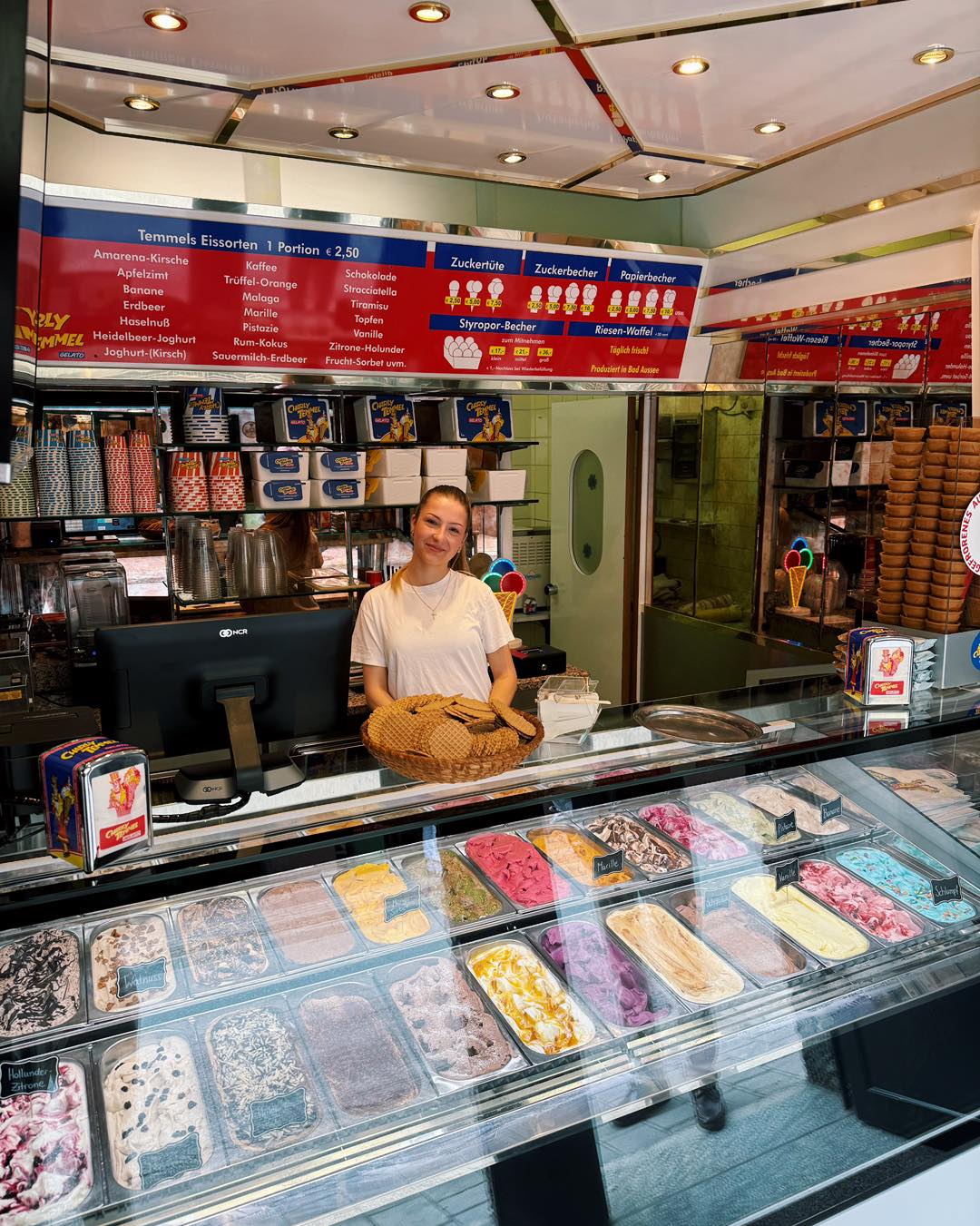 der neue Charly Temme Eisstore in der Ischlerstraße in Bad Aussee
